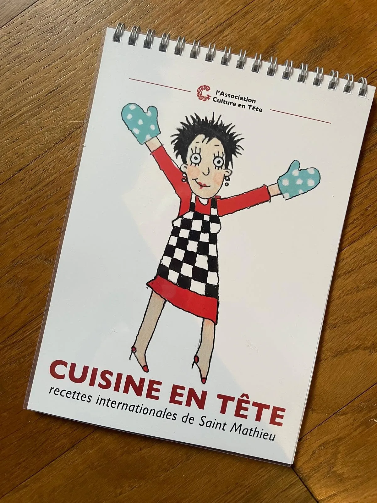 Livre de cuisine Culture en Tête, recettes internationales de Saint Mathieu