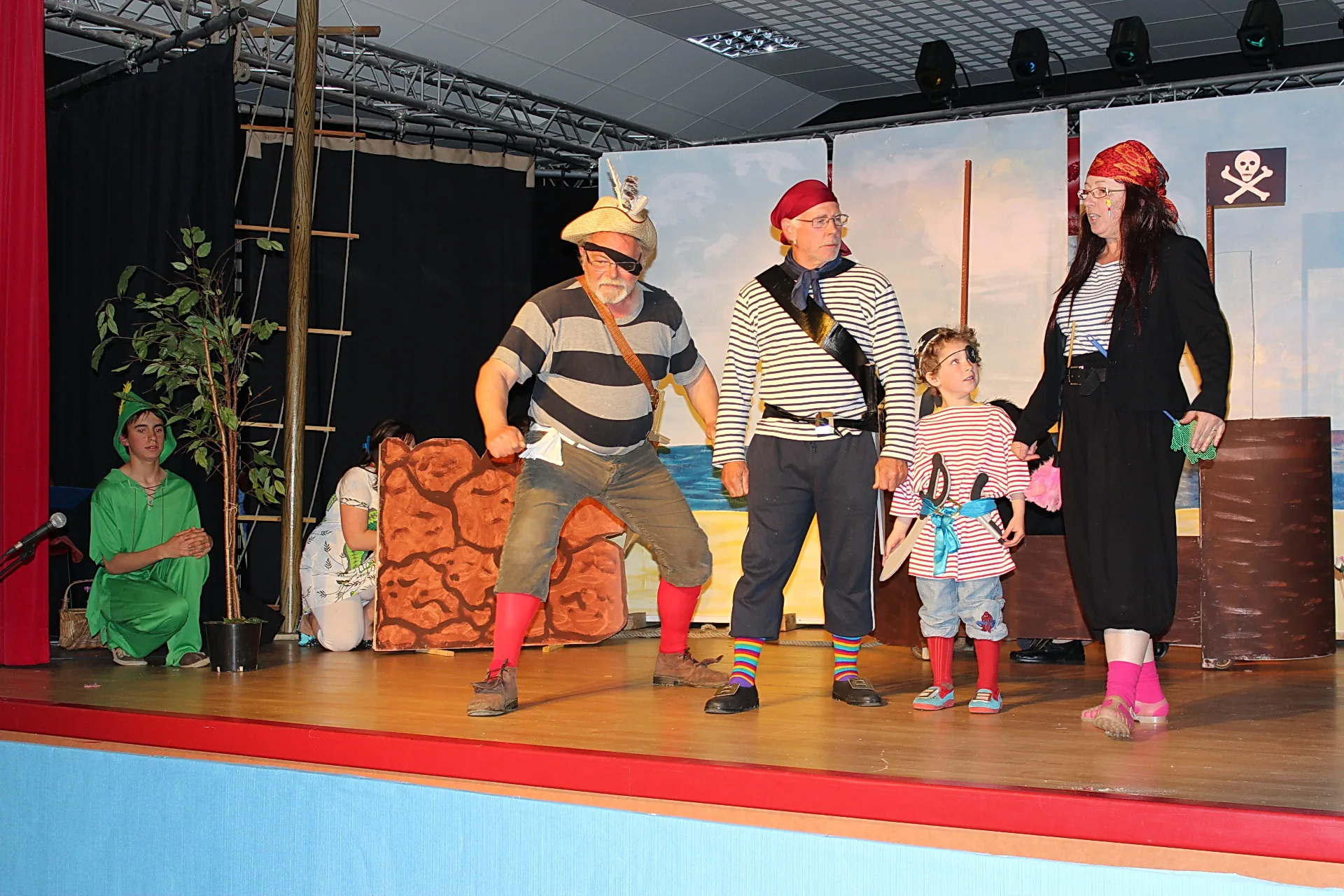 Peter Pan, pantomime jouée par Culture en Tête en 2012